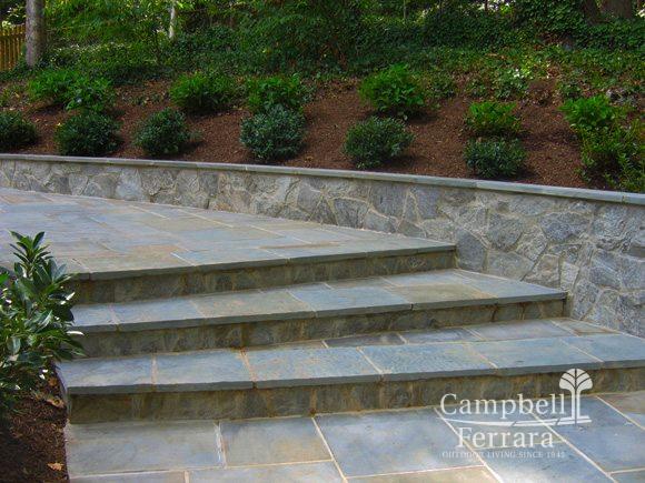 stone steps and sustainable garden alexandria va