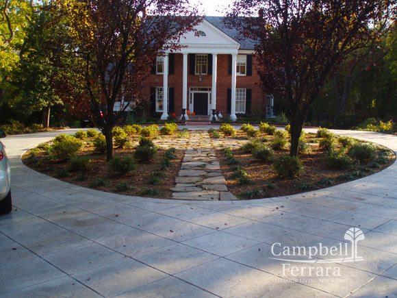 stone entryway and drive space alexandria va