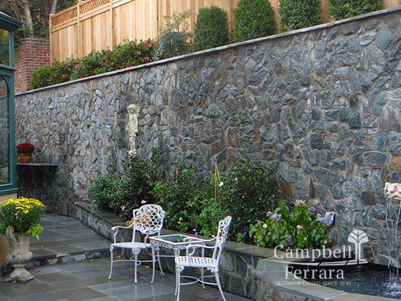 stone wall and steps alexandria va